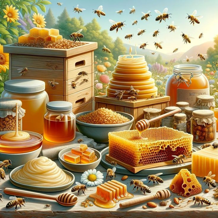 Les produits du rucher